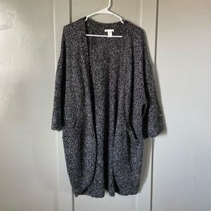 Long, cozy cardigan